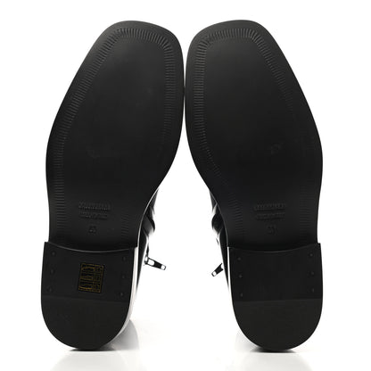 Balenciaga Polished Calfskin Rim Boots 37 Black 5 of 8