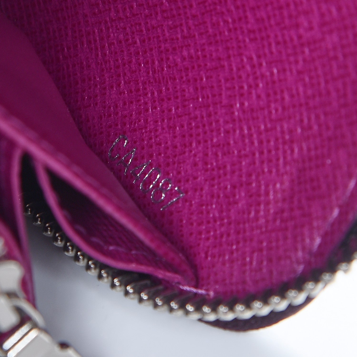 Louis Vuitton Epi Zippy Wallet Cassis 7 of 8
