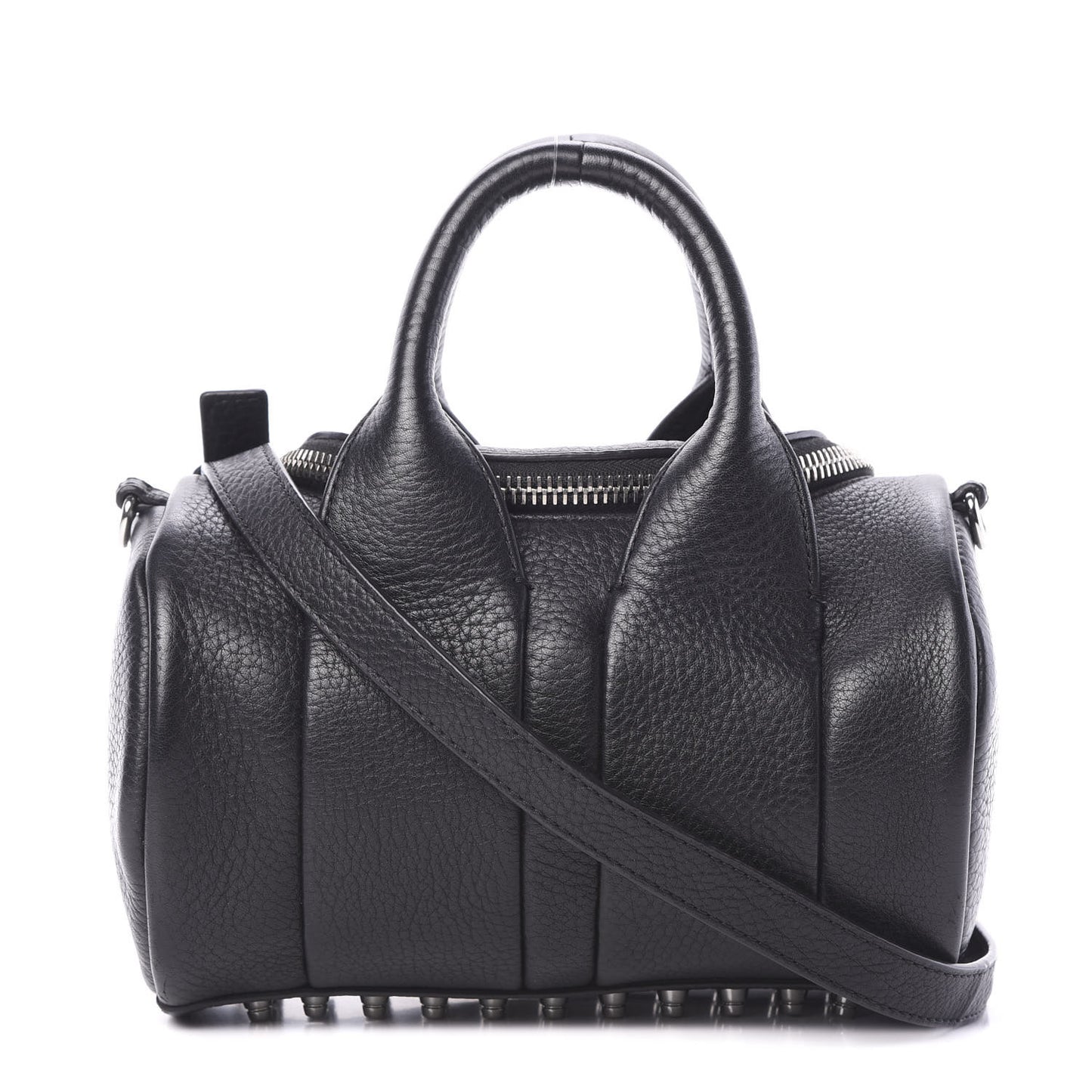 Pebbled Lambskin Rockie Black Rhodium Hardware