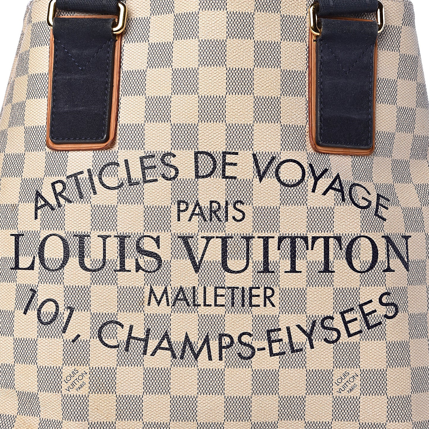 Damier Azur Beach Cabas PM