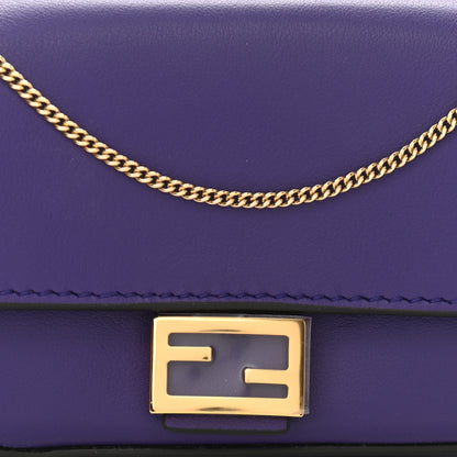 Fendi Vitello Century Opaco Nano Baguette Belt Charm Purple Rain 7 of 10