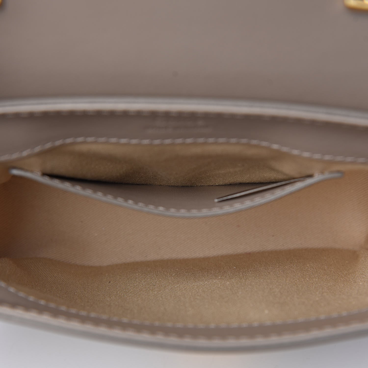Chloe Shiny Calfskin Suede Mini C Bag Motty Grey 7 of 10
