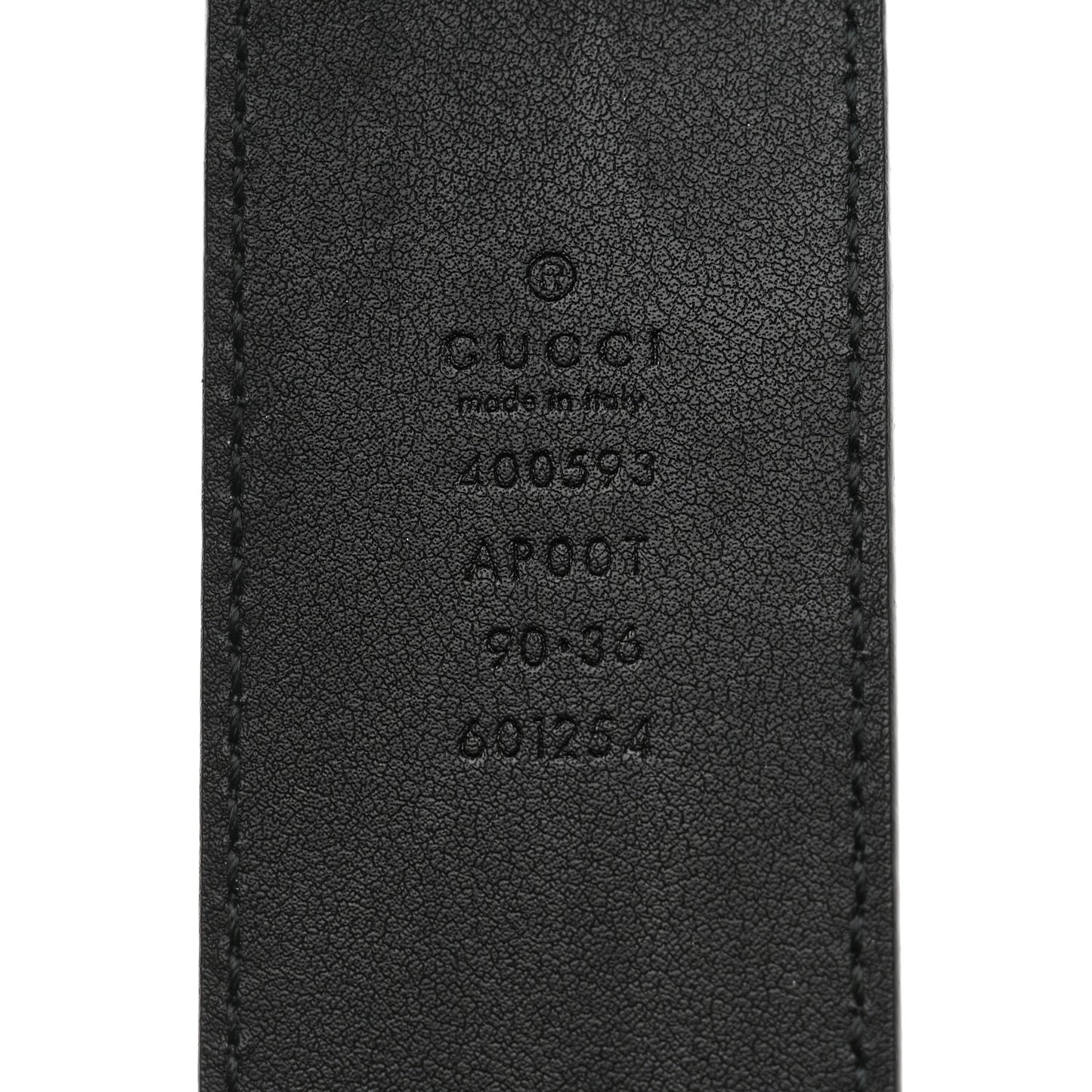 Calfskin Double G 40mm Belt 90 36 Black