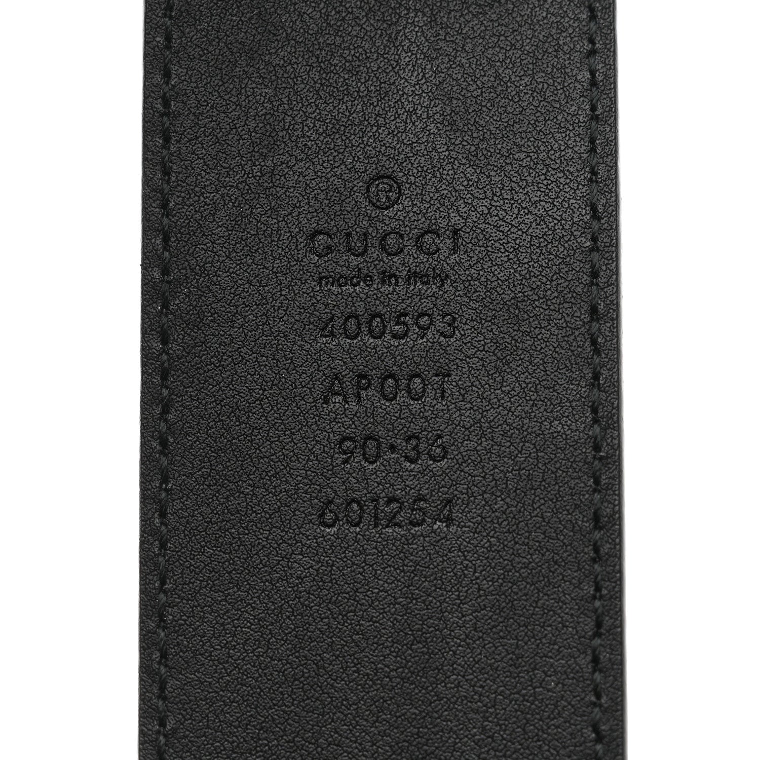 Gucci Calfskin Double G 40mm Belt 90 36 Black 4 of 6