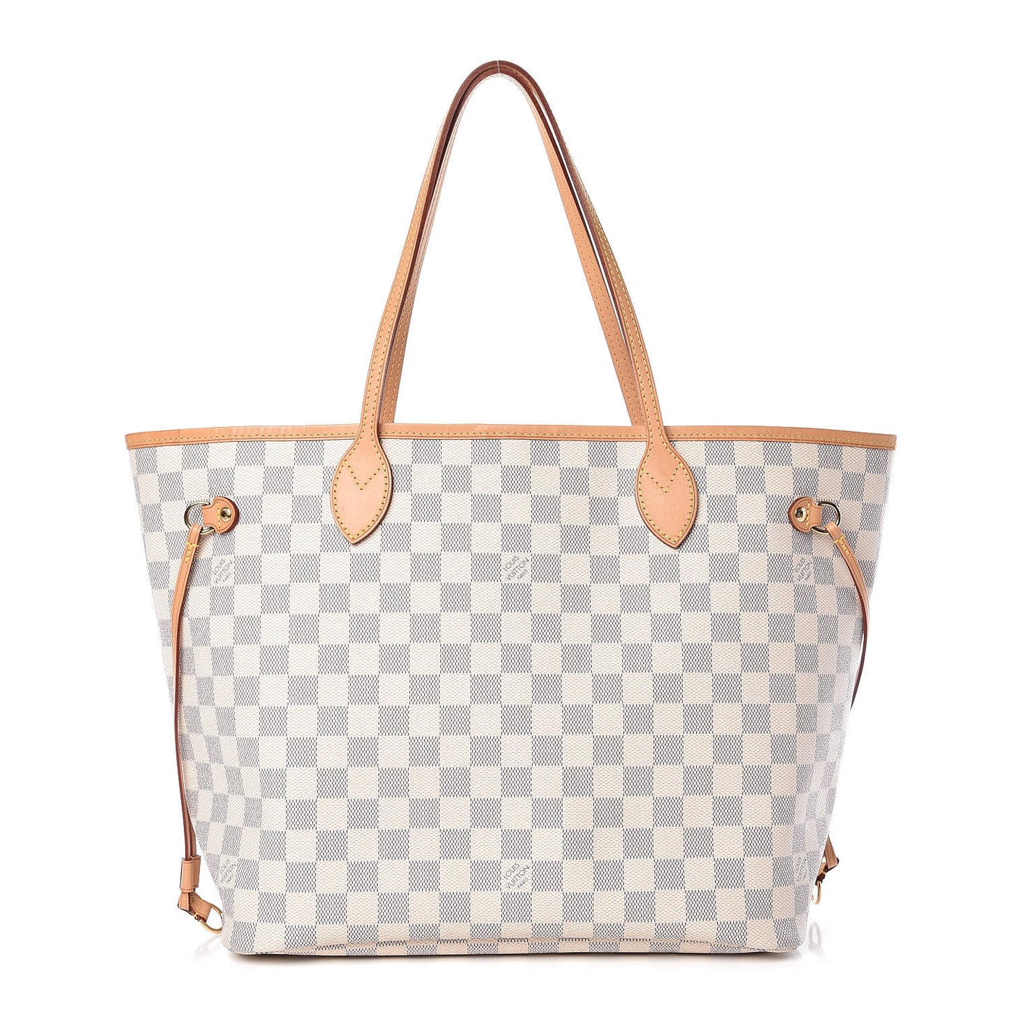 Damier Azur Neo Neverfull MM Rose Ballerine