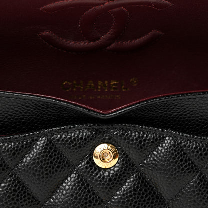 Chanel Caviar Quilted Small Double Flap Black 11 of 12
