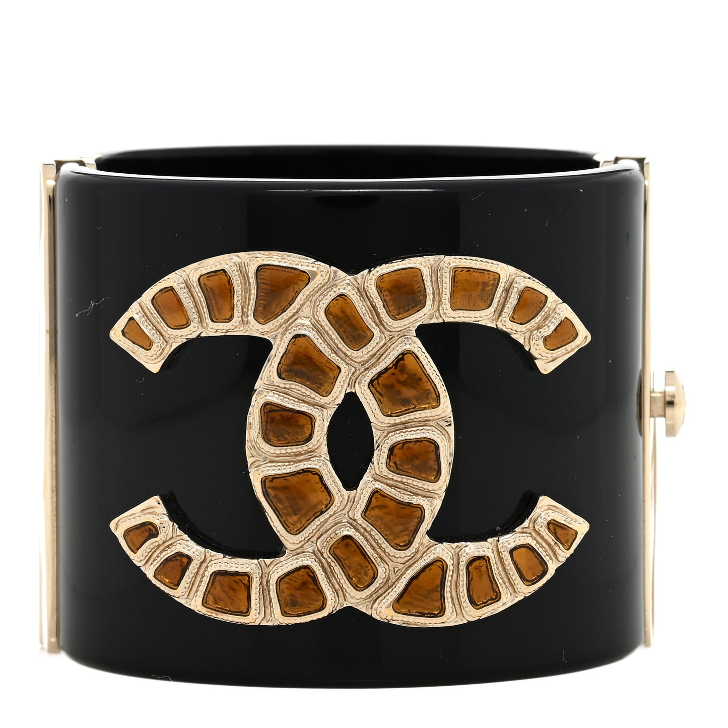 Resin Along The Nile CC Cuff Black Gold
