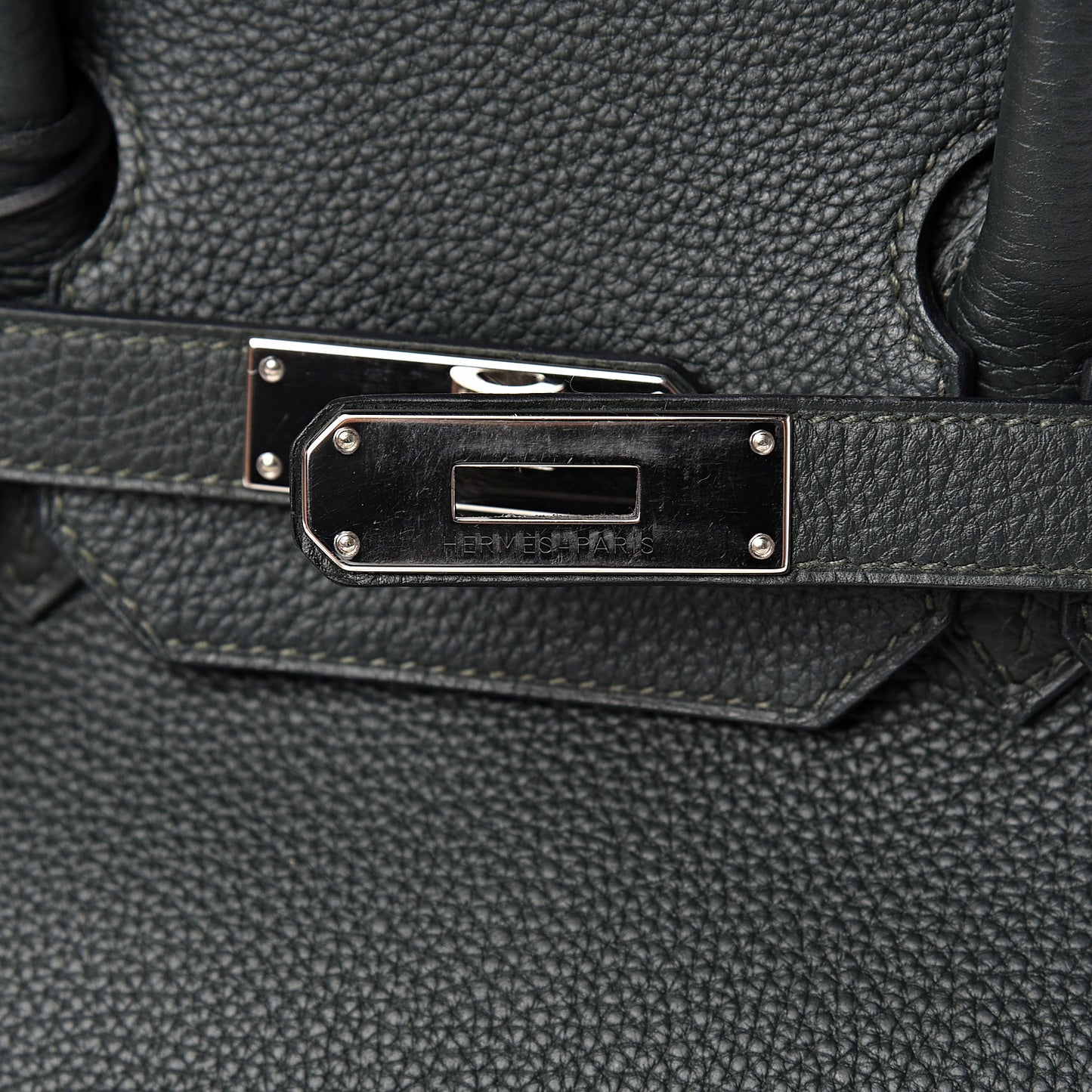 Togo Birkin 35 Vert Fonce