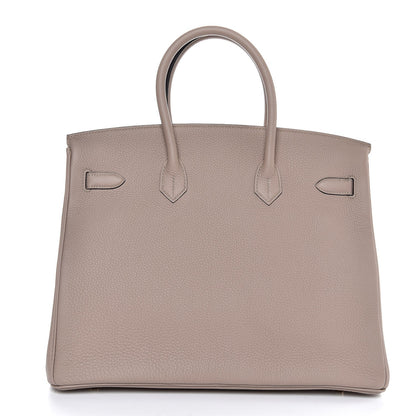 Hermes Togo Birkin 35 Gris Tourterelle 3 of 32