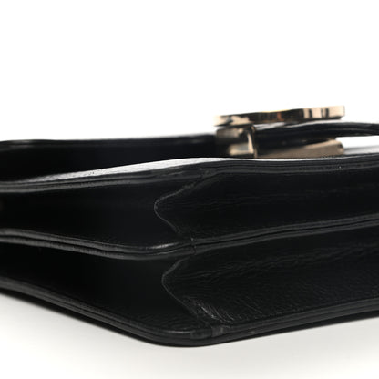 Gucci Dollar Calfskin Small Interlocking G Shoulder Bag Black 8 of 11