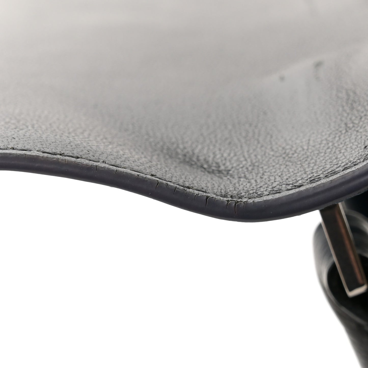 Smooth Calfskin Medium Tri-Color Trapeze Blue