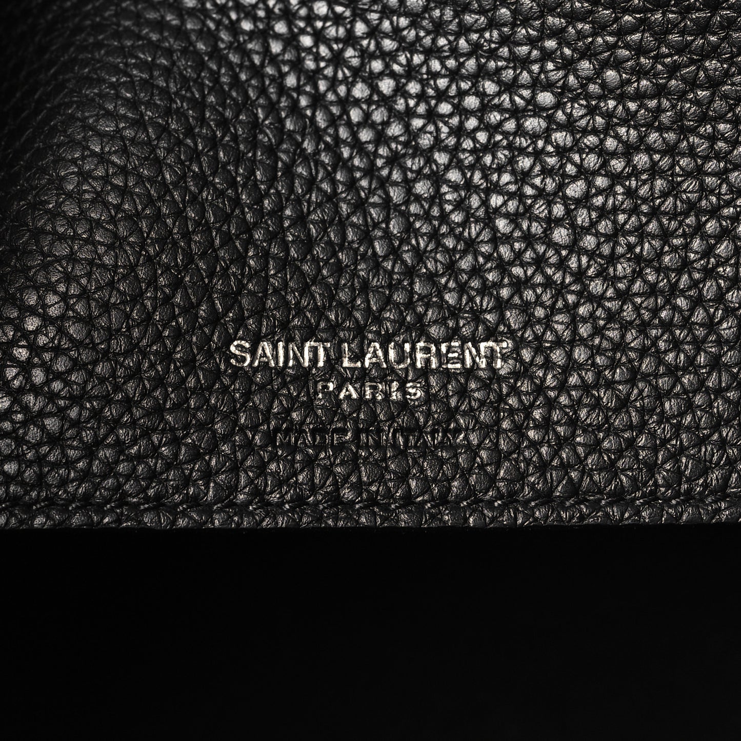 Grained Calfskin Small Supple Sac De Jour Black