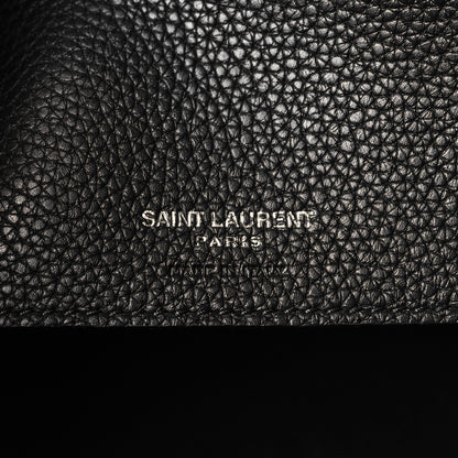 Saint Laurent Grained Calfskin Small Supple Sac De Jour Black 7 of 10