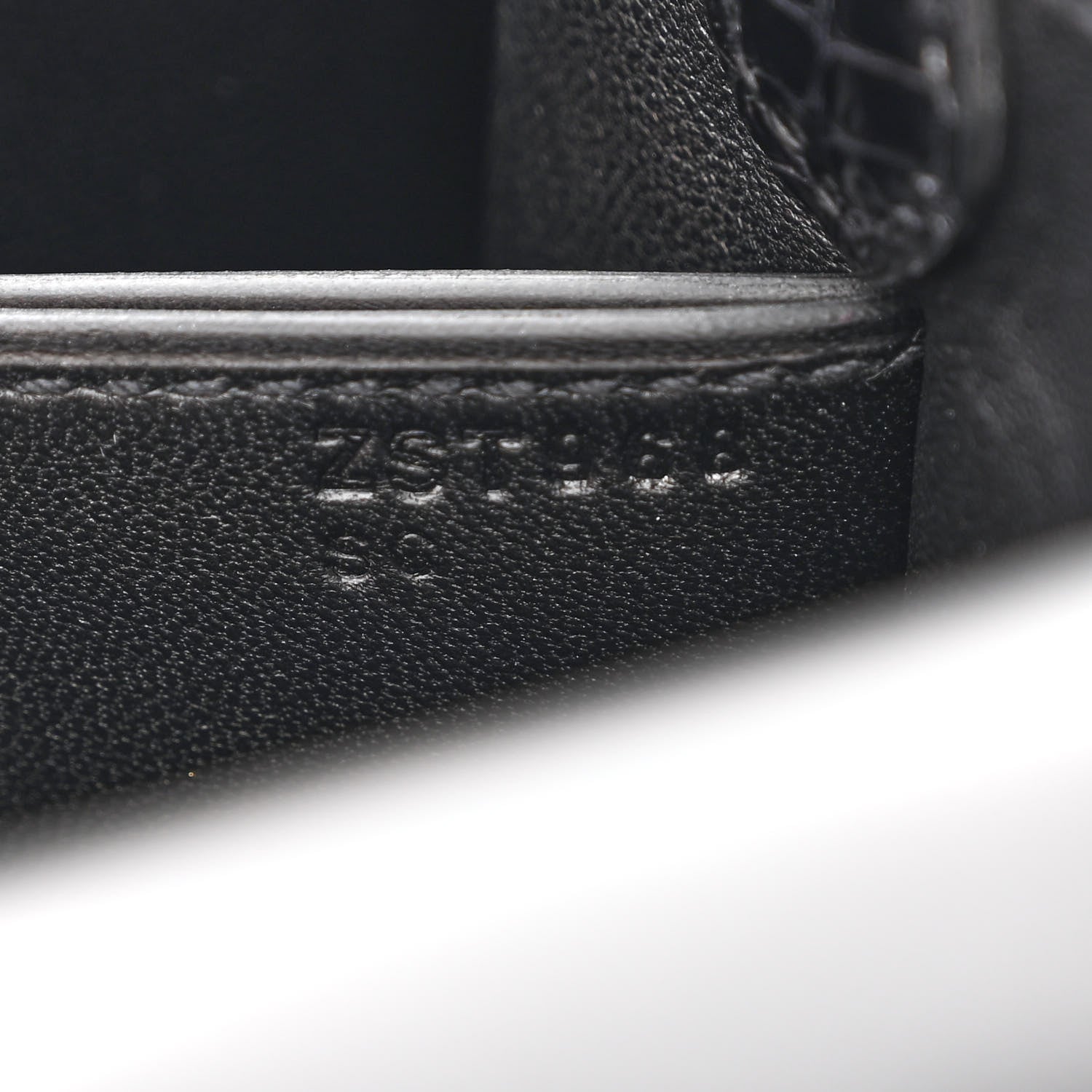 Hermes Shiny Alligator Mini Sac Roulis Black 7 of 11
