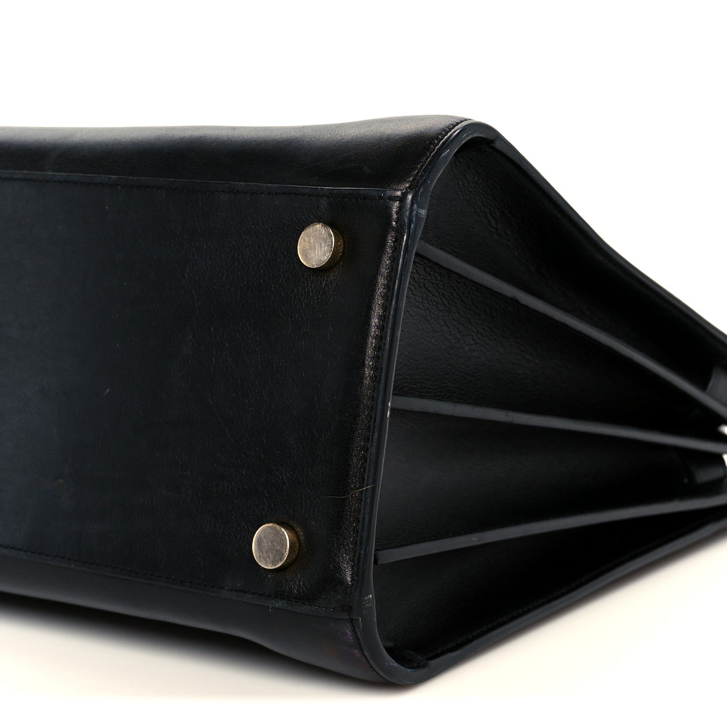 Calfskin Small Sac De Jour Black