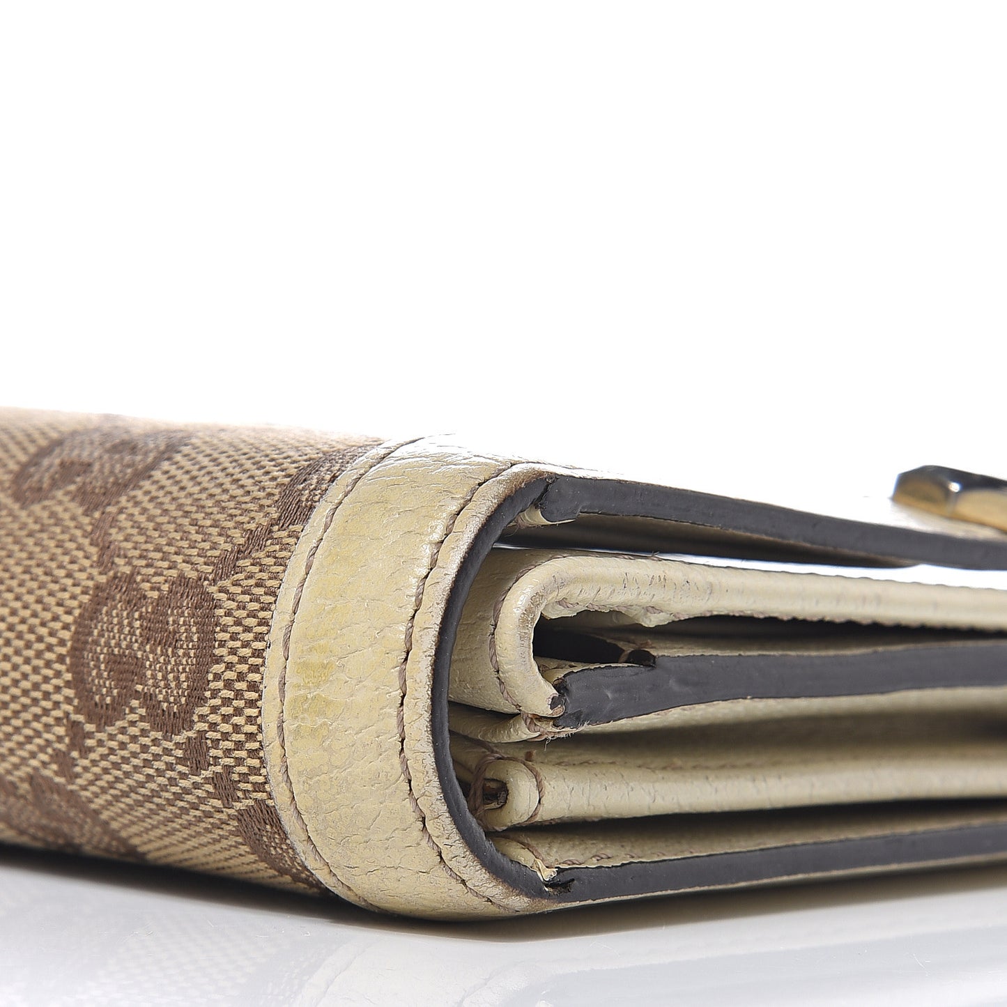 Monogram Continental Charmy Wallet White