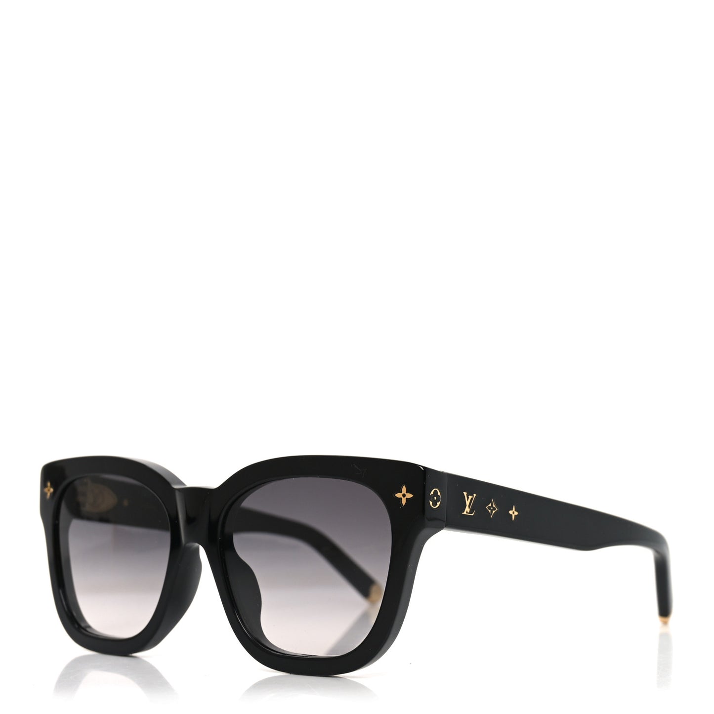 Acetate My Monogram Square Sunglasses Z1523E Black
