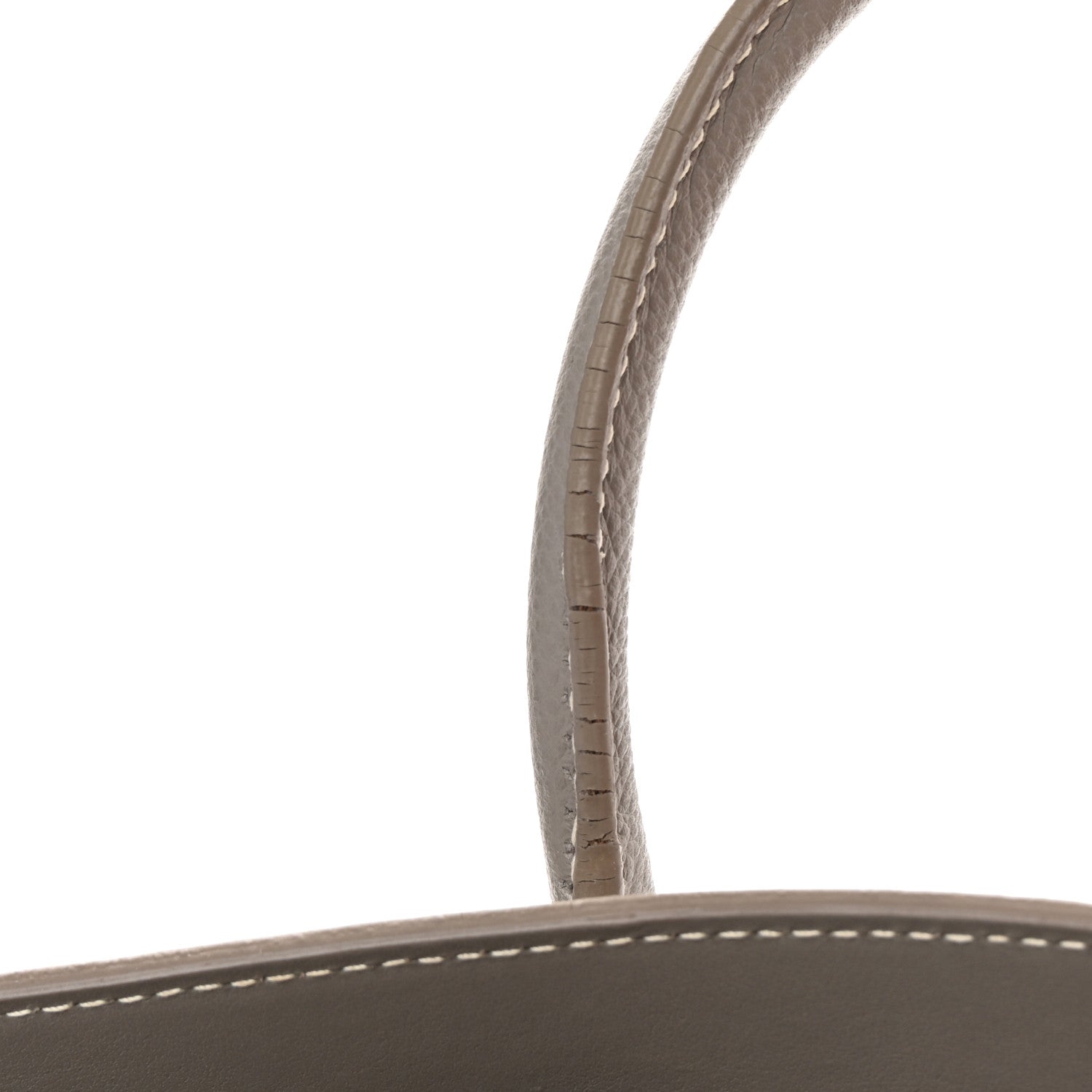 Saint Laurent Grained Calfskin Topstich Baby Sac De Jour Fog 17 of 20