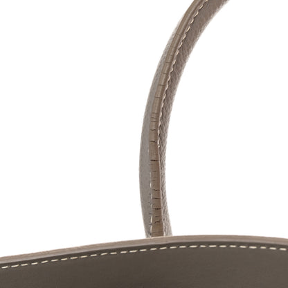 Saint Laurent Grained Calfskin Topstich Baby Sac De Jour Fog 17 of 20
