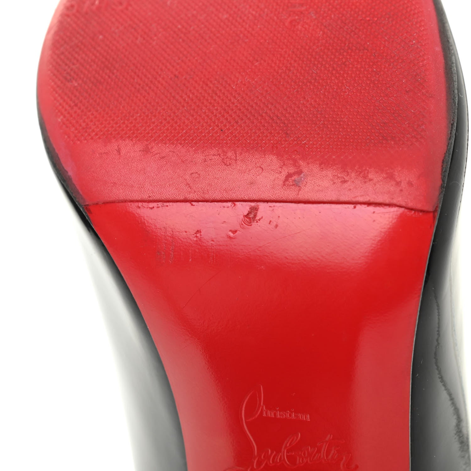 Christian Louboutin Patent Dorissima 100 Pumps 39.5 Black 6 of 9