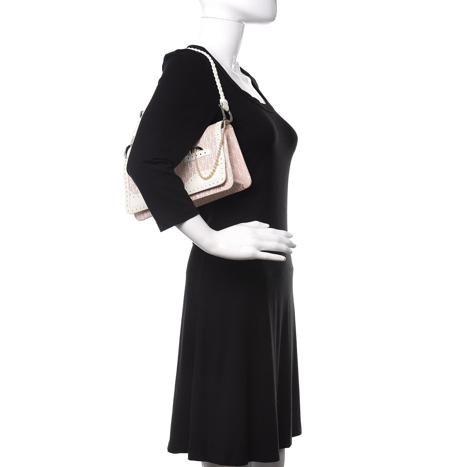 Christian Dior Monogram D Trick Shoulder Bag Rose Clair 2 of 14