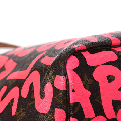 Louis Vuitton Monogram Graffiti Neverfull GM Fuchsia 13 of 19