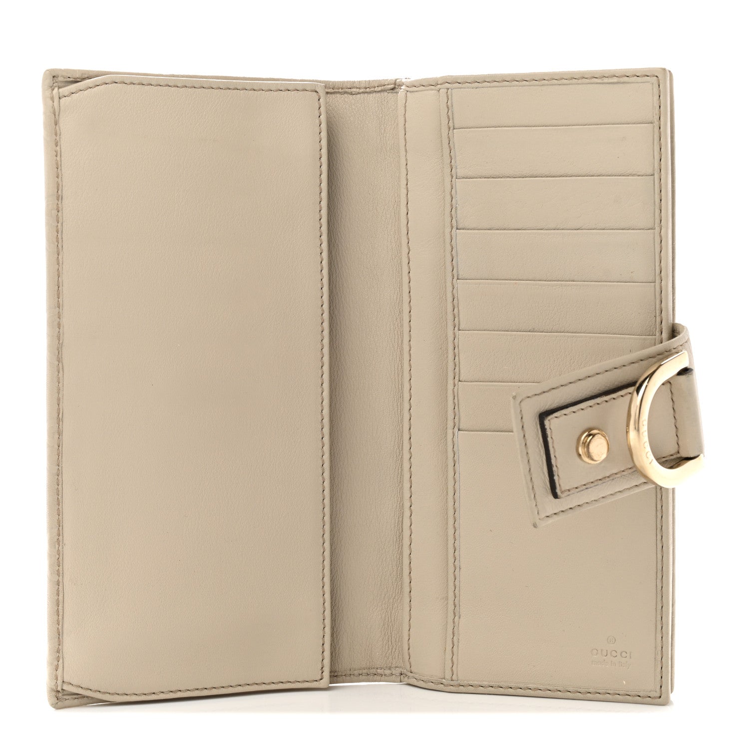 Gucci Guccissima Abbey Continental Wallet Beige 5 of 10