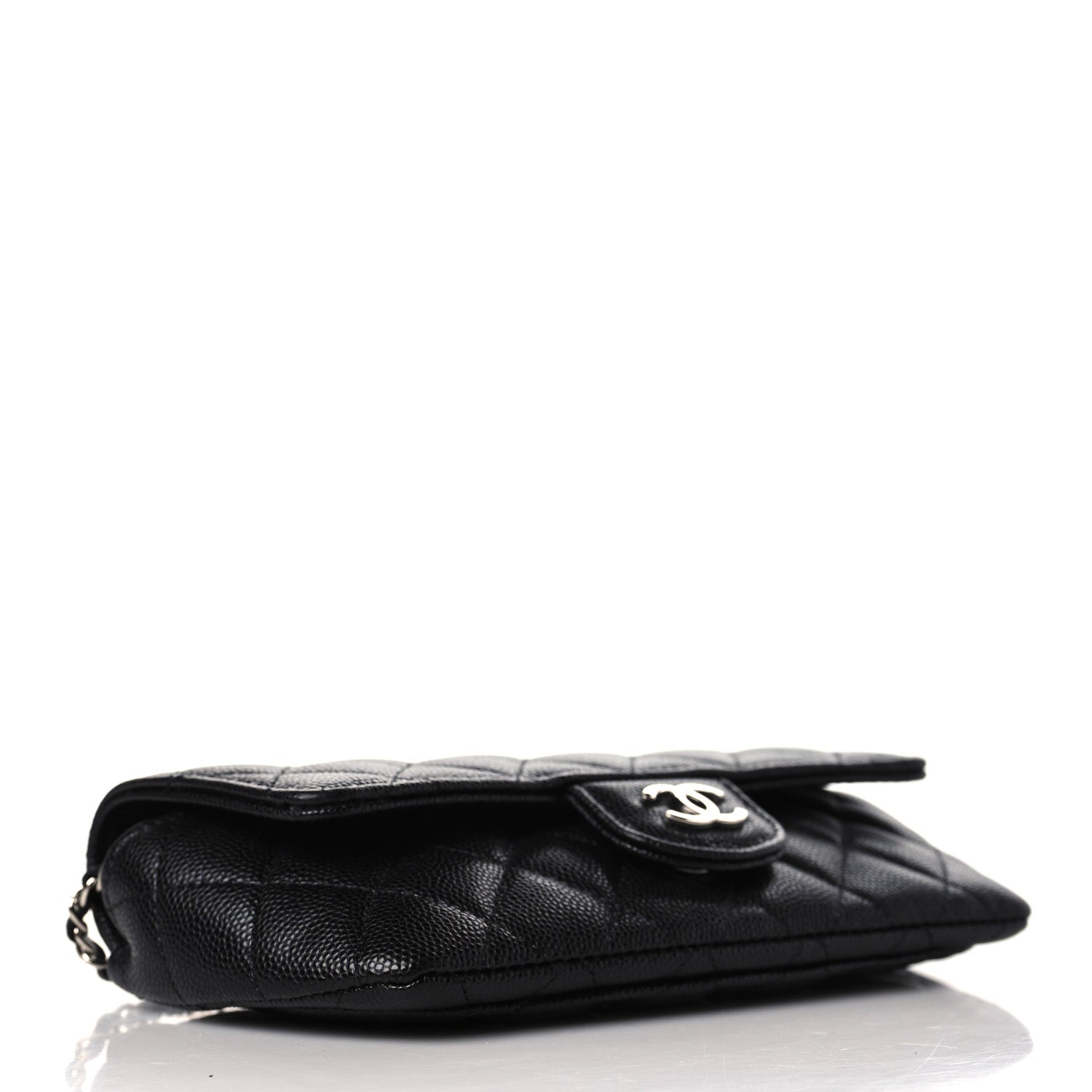 Chanel Caviar Quilted Glasses Case With Chain Black 4 of 11