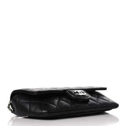 Chanel Caviar Quilted Glasses Case With Chain Black 4 of 11