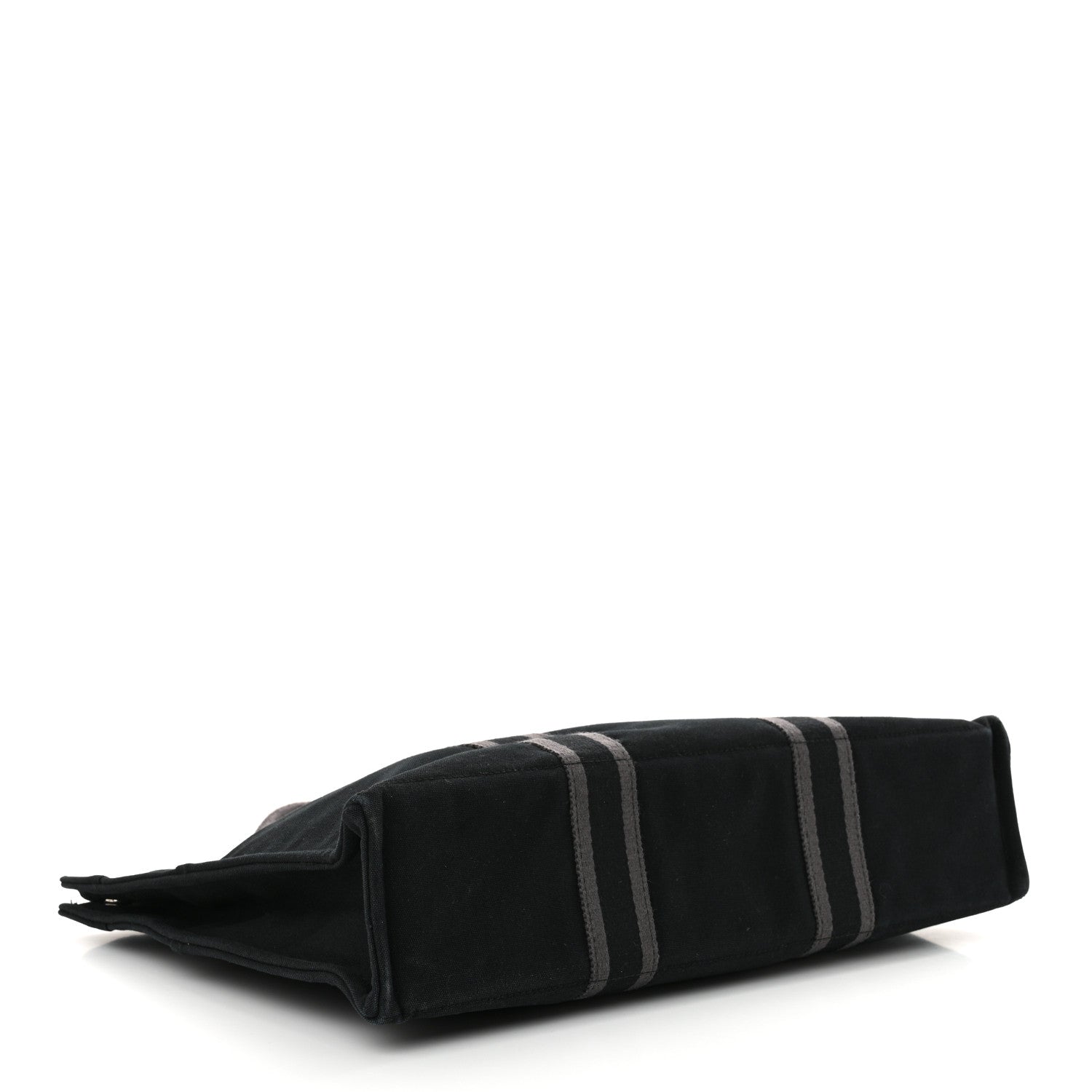 Hermes Canvas Herline MM Tote Black 4 of 15