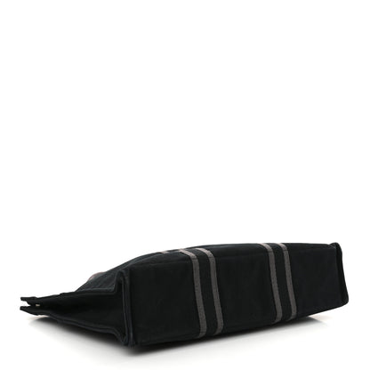 Hermes Canvas Herline MM Tote Black 4 of 15