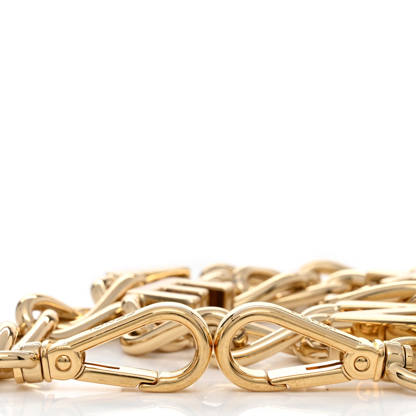 Metal Logo Strap You Gold