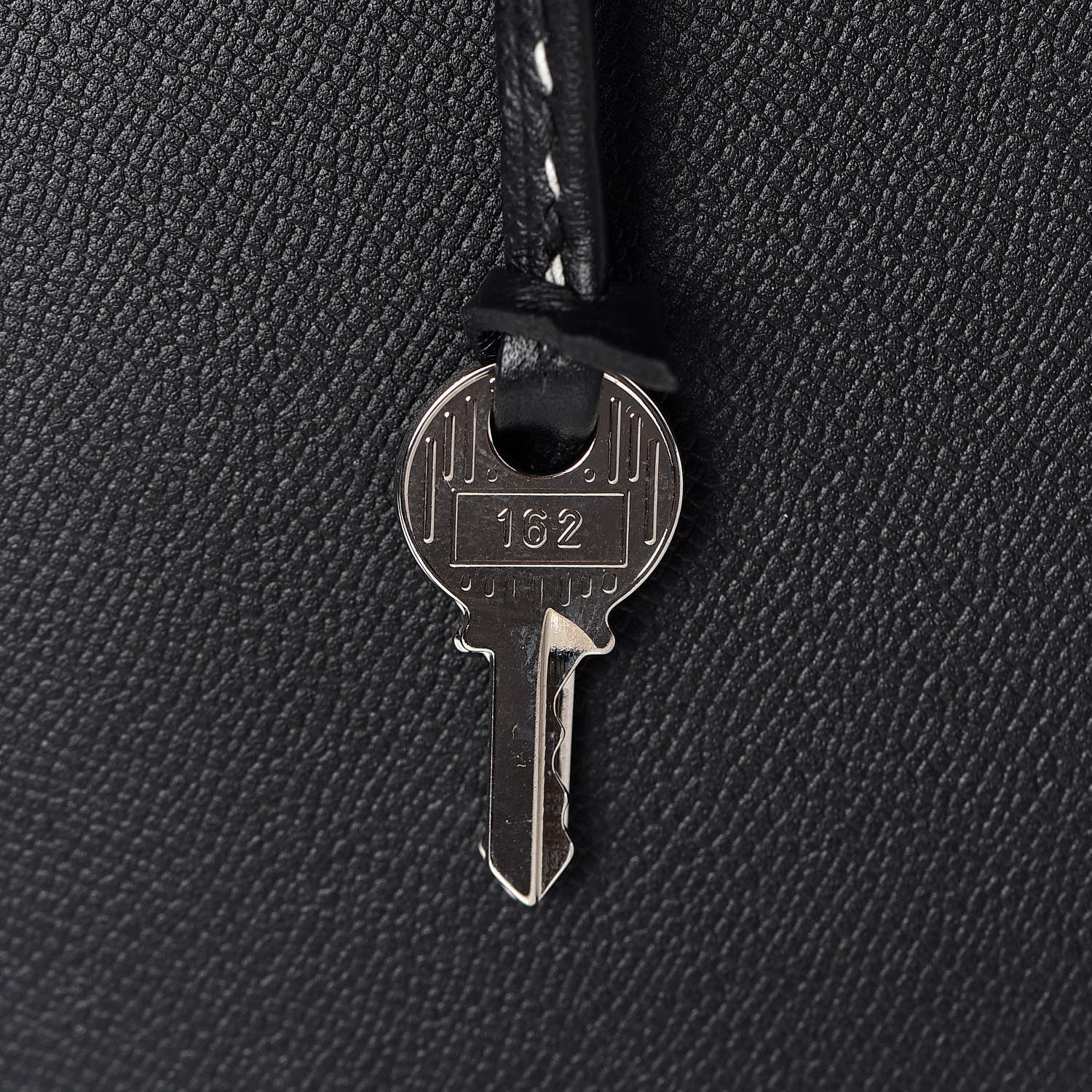 Hermes Grained Monsieur Un Point Sur Deux Kelly Sellier 28 Black 13 of 36