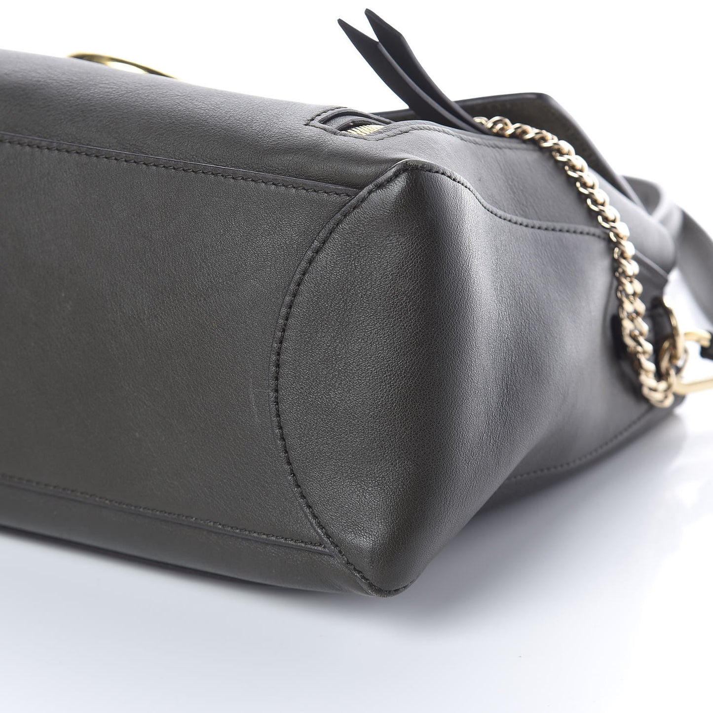 Calfskin Medium Faye Day Shoulder Bag Deep Forest