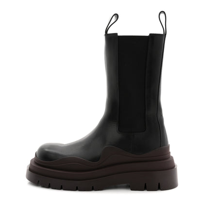Bottega Veneta Calfskin The Lug Chelsea 55mm Boots 38 Black 1 of 12