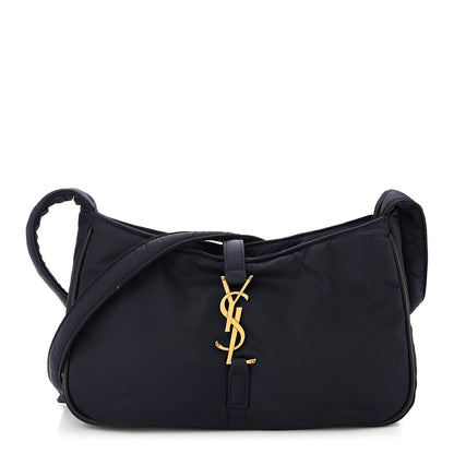 Saint Laurent Econyl Nylon Le 5 A 7 Hobo Navy 1 of 11