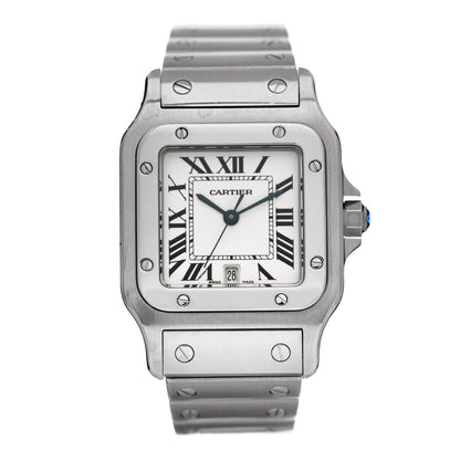 Cartier Stainless Steel 29mm Santos De Cartier Galbee Quartz Watch 1 of 5