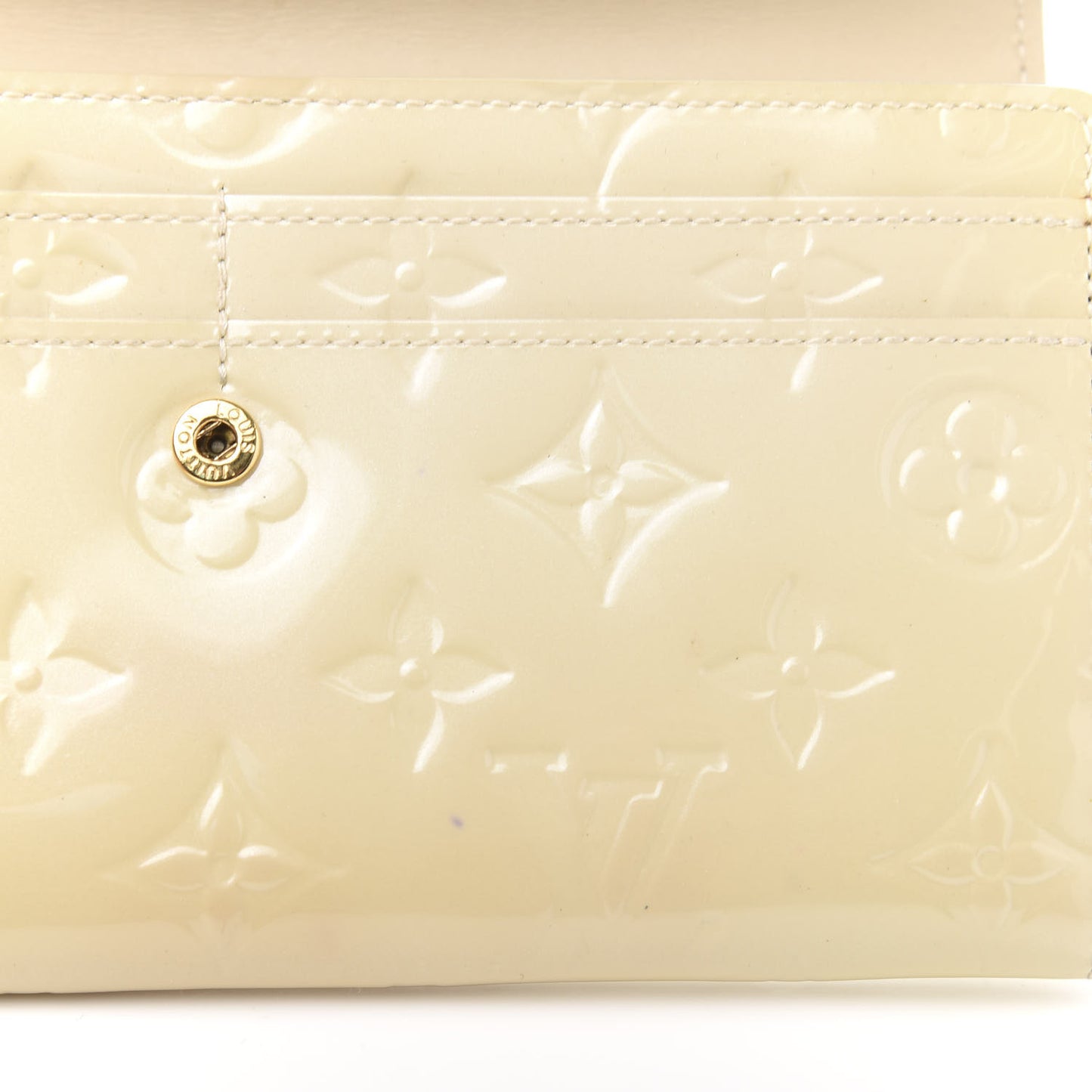 Vernis Sarah Wallet Blanc Corail