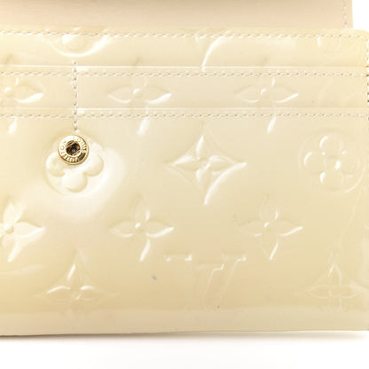 Louis Vuitton Vernis Sarah Wallet Blanc Corail 9 of 15