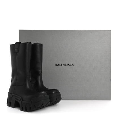 Balenciaga Vegetal Calfskin Bulldozer Boots 40 Black 10 of 10