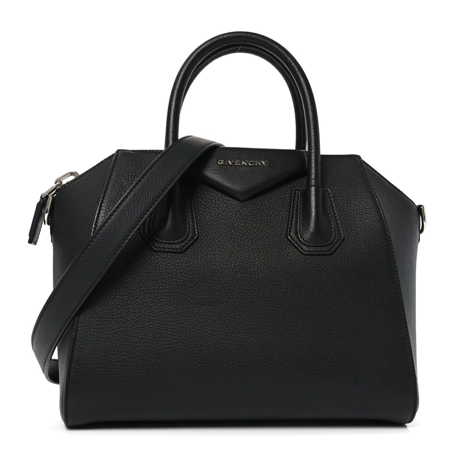 Sugar Goatskin Small Antigona Black