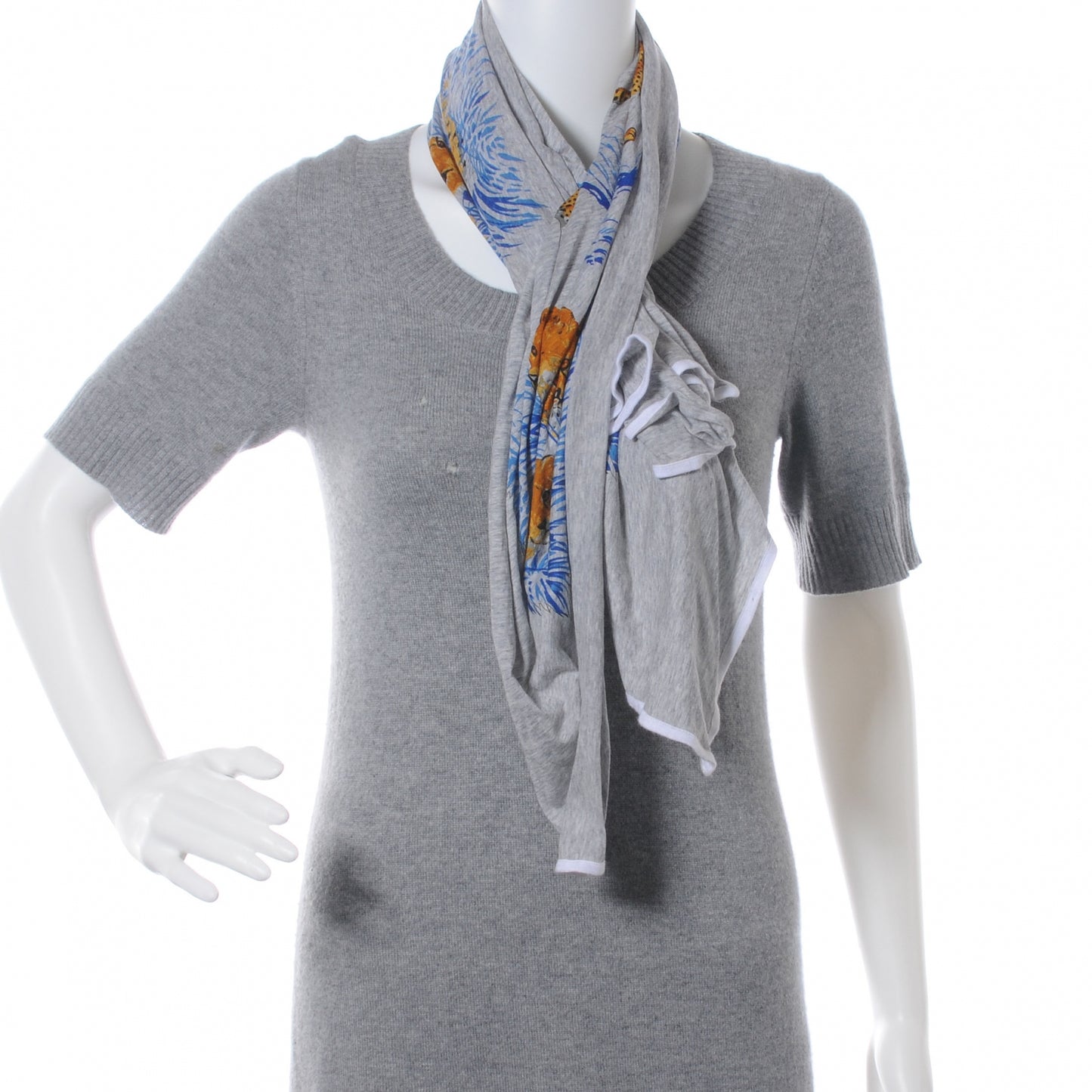 Cotton Guepards T-Shirt Scarf Gris