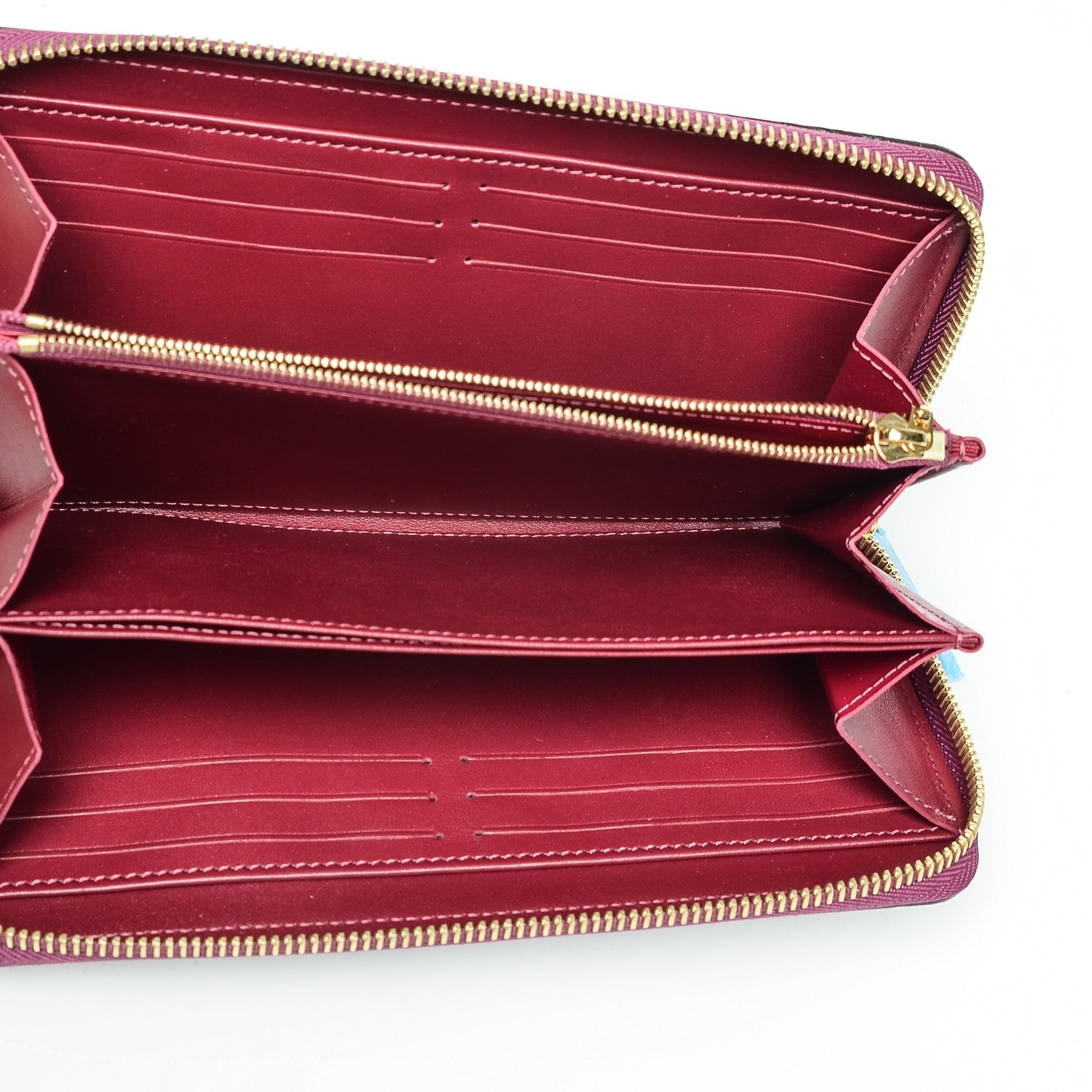 Louis Vuitton Vernis Degrade Zippy Wallet Magenta 5 of 6