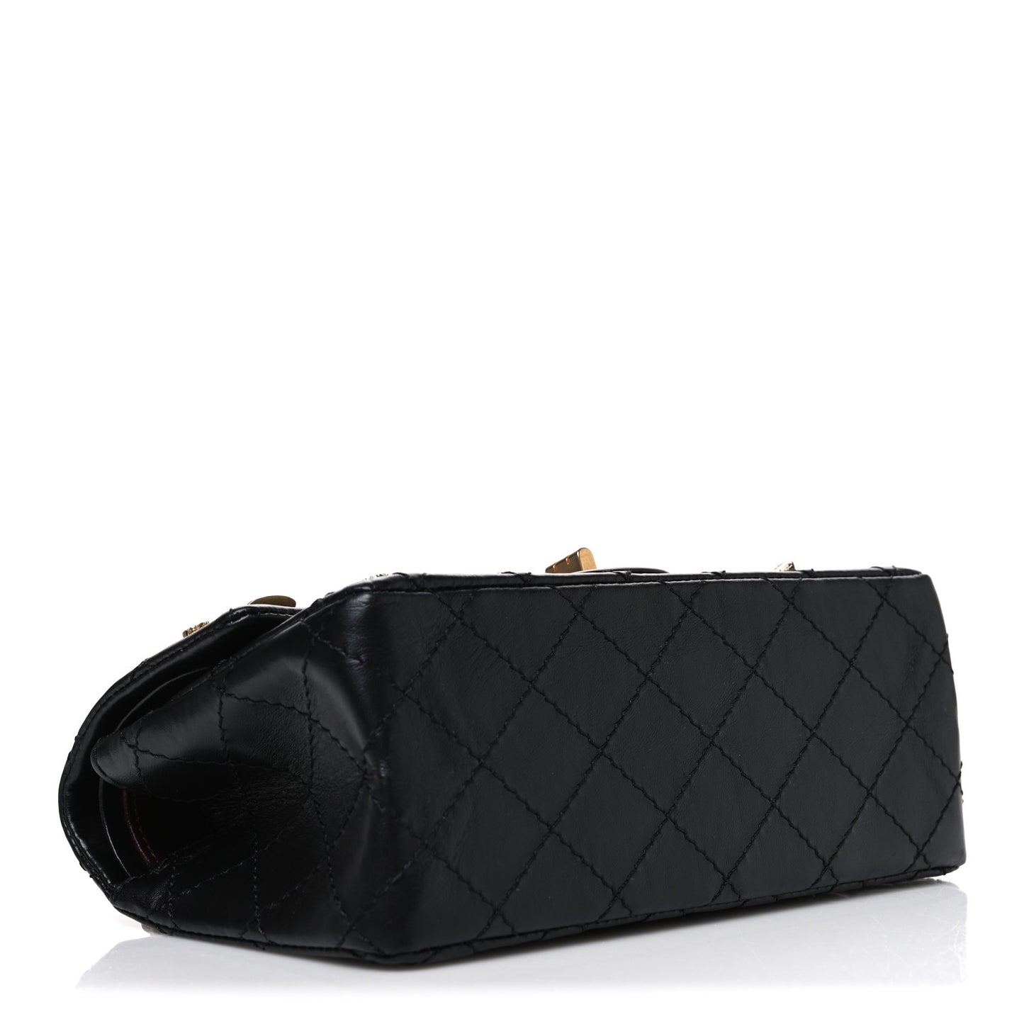 Aged Calfskin Lucky Charms 2.55 Reissue 224 Flap Black