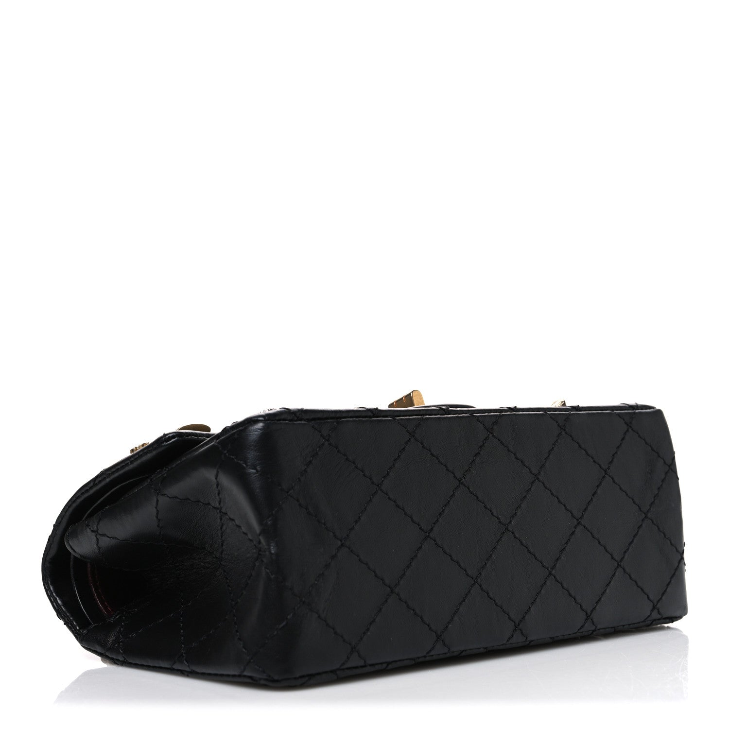 Chanel Aged Calfskin Lucky Charms 2.55 Reissue 224 Flap Black 4 of 10