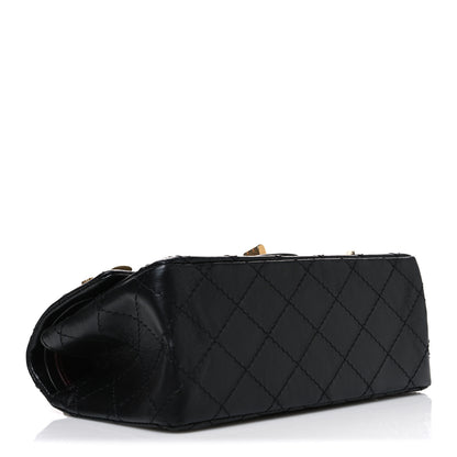 Chanel Aged Calfskin Lucky Charms 2.55 Reissue 224 Flap Black 4 of 10