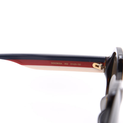 Gucci Round Web Sunglasses GG0280SA Tortoise 6 of 8