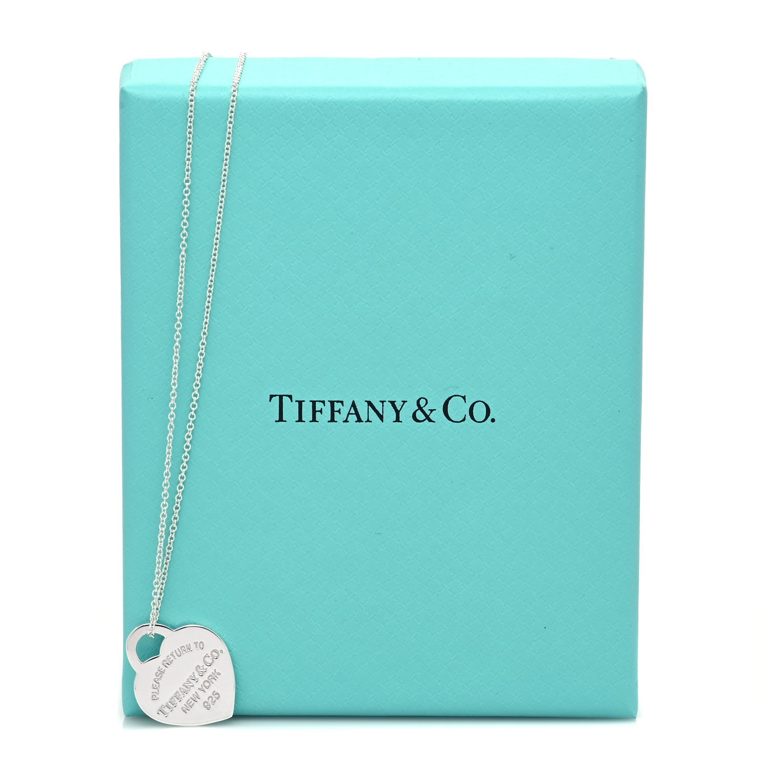 Tiffany Sterling Silver Small Return to Tiffany Heart Pendant Necklace 8 of 8