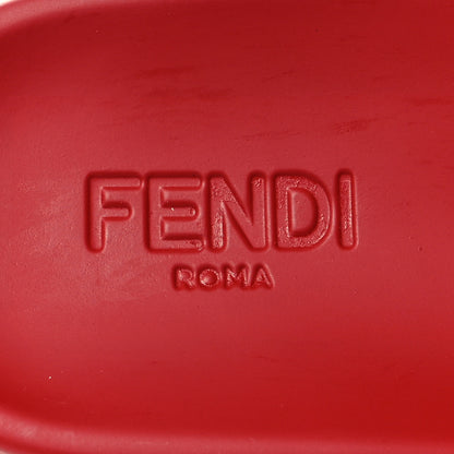 Fendi PVC Logo Mens Slide Sandals 10 Rosso 8 of 8