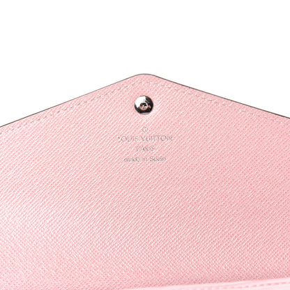Louis Vuitton Epi Sarah Wallet NM Rose Ballerine 6 of 8